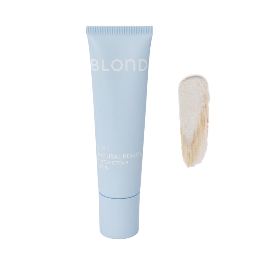 BLONDESISTER 2 IN 1 NATURAL BEAUTY SZÍNEZETT HIDRATÁLÓ KRÉM SPF 15