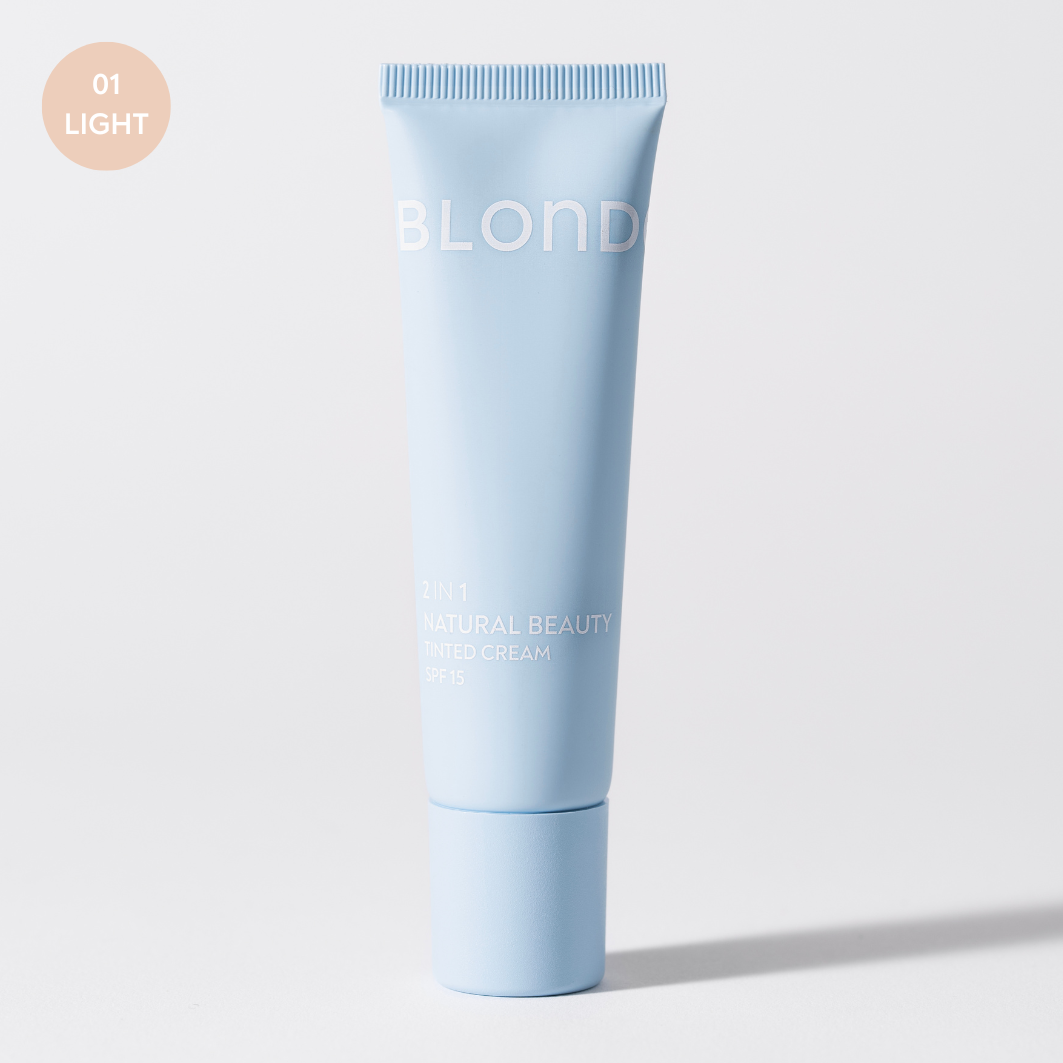 BLONDESISTER 2 IN 1 NATURAL BEAUTY SZÍNEZETT HIDRATÁLÓ KRÉM SPF 15